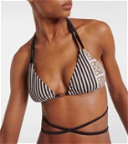 Loewe Paula's Ibiza printed triangle bikini top