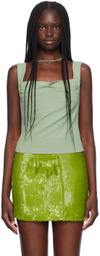 Miaou Green Imogene Corset