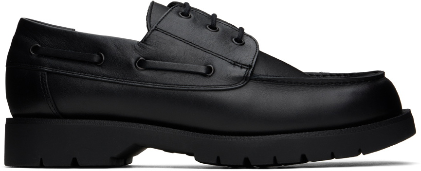 KLEMAN Black Donato Boat Shoes