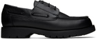 KLEMAN Black Donato Boat Shoes