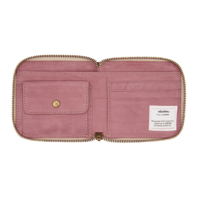 Visvim Pink Veggie Bifold Wallet Visvim