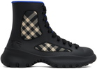 Burberry Black Rubber Boulder Boots