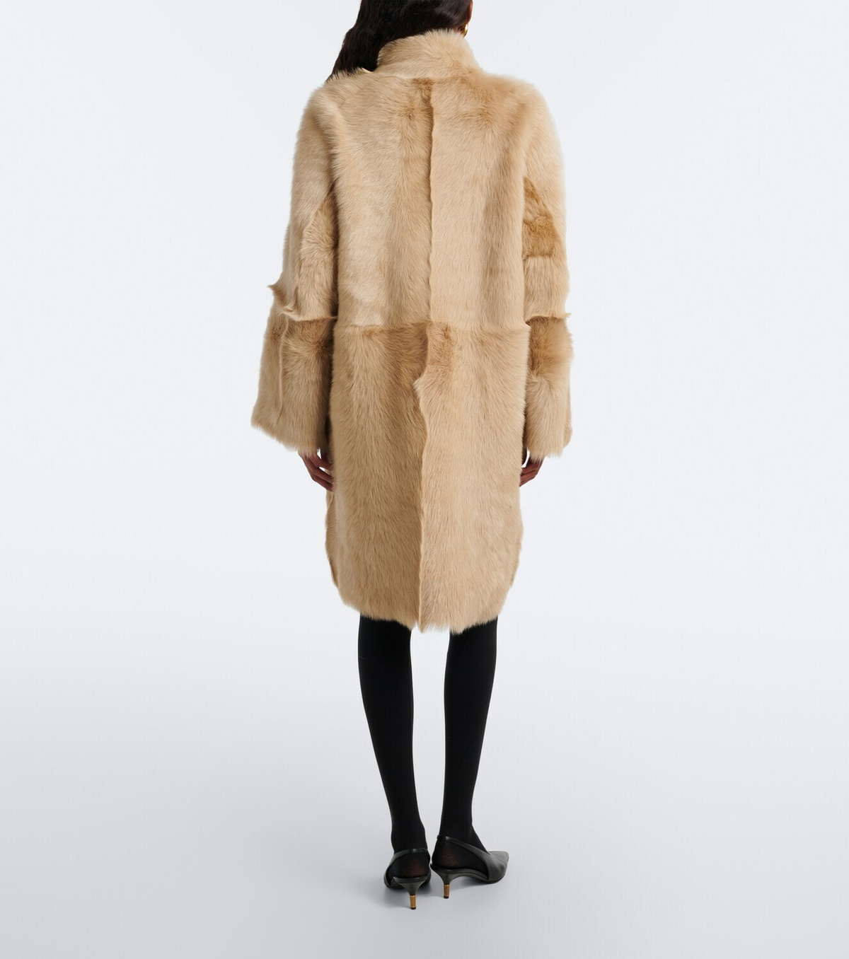 Nour Hammour Blaise shearling coat