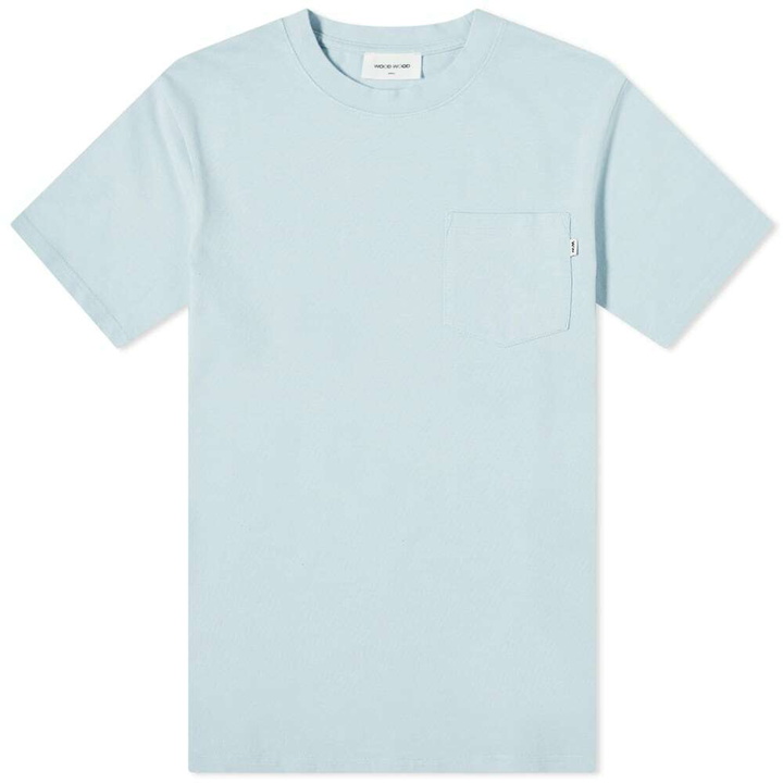 Photo: Wood Wood Men's Bobby Pocket T-Shirt in Mint