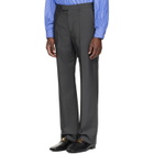 Valentino Gray Wool Trousers