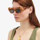 Loewe Eyewear Women's Cat-Eye Sunglasses in Blonde Havana 