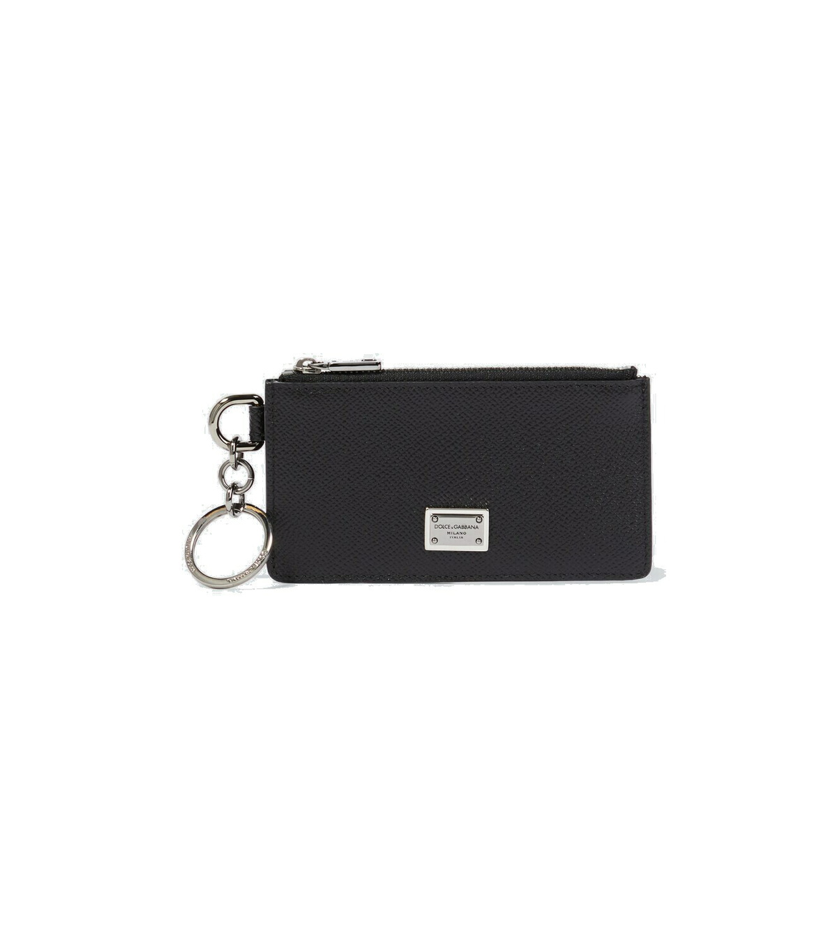 Dolce & Gabbana Blue Leather Holder Pocket Condom Case main image 0