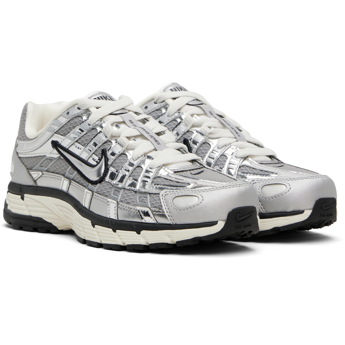 Nike Silver Nike P-6000 Sneakers