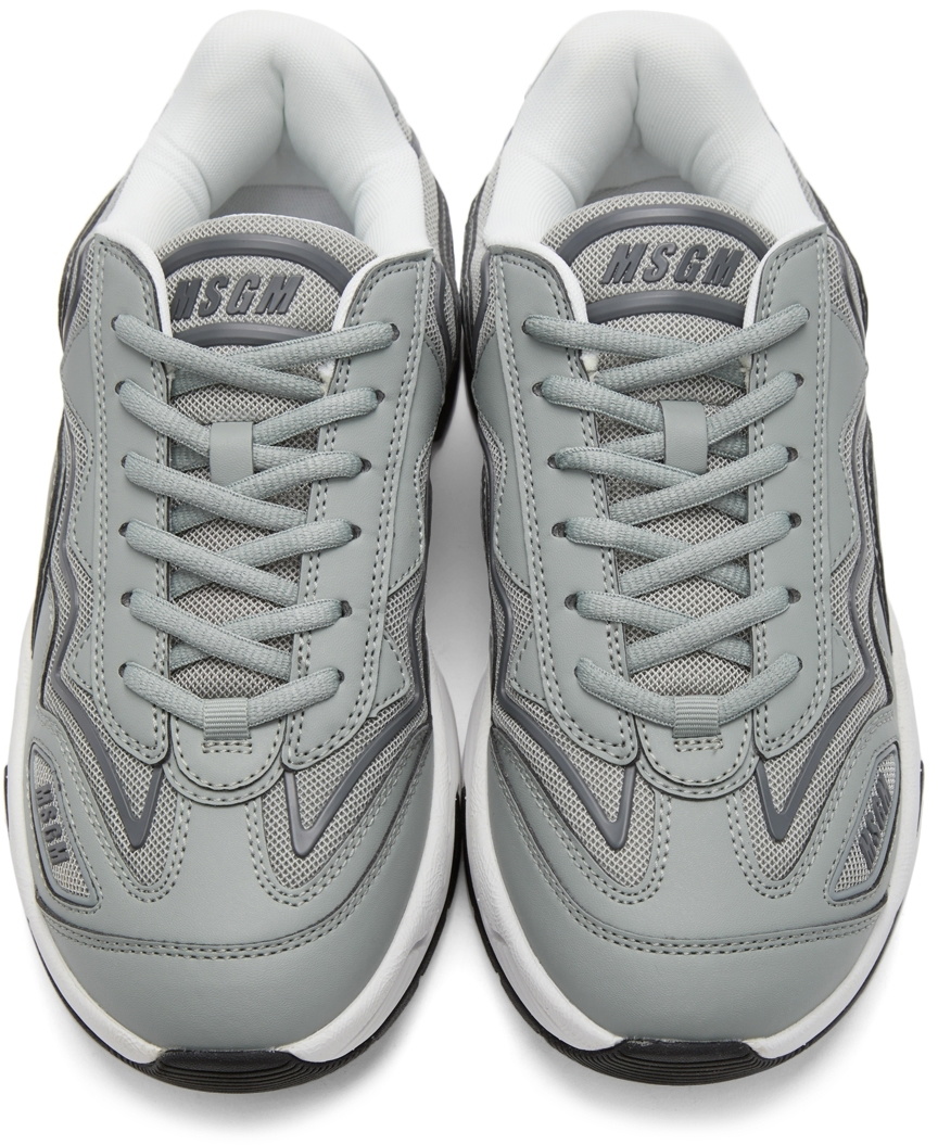 Msgm Vortex MSGM Grey Vortex Sneakers MSGM