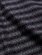 NN07 - Lionel 30017 Striped Cotton-Jacquard T-Shirt - Blue