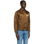 AMI Alexandre Mattiussi Brown Coach Jacket