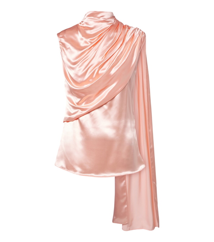 Photo: Mugler Draped satin top
