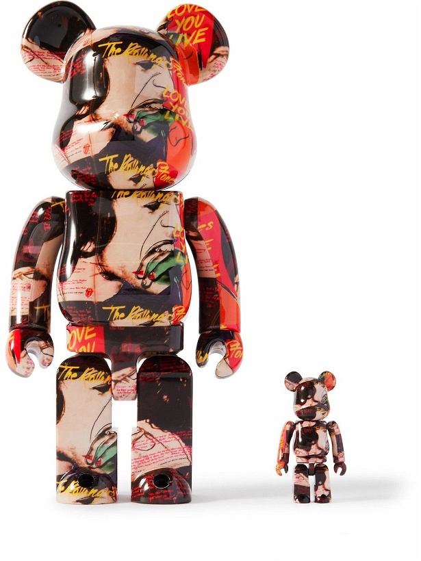 Photo: BE@RBRICK - Andy Warhol The Rolling Stones 100% 400% Printed PVC Figurine Set