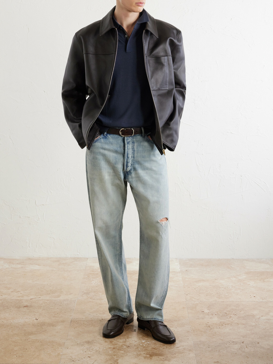 Paul Smith - Merino Wool Polo Shirt - Blue