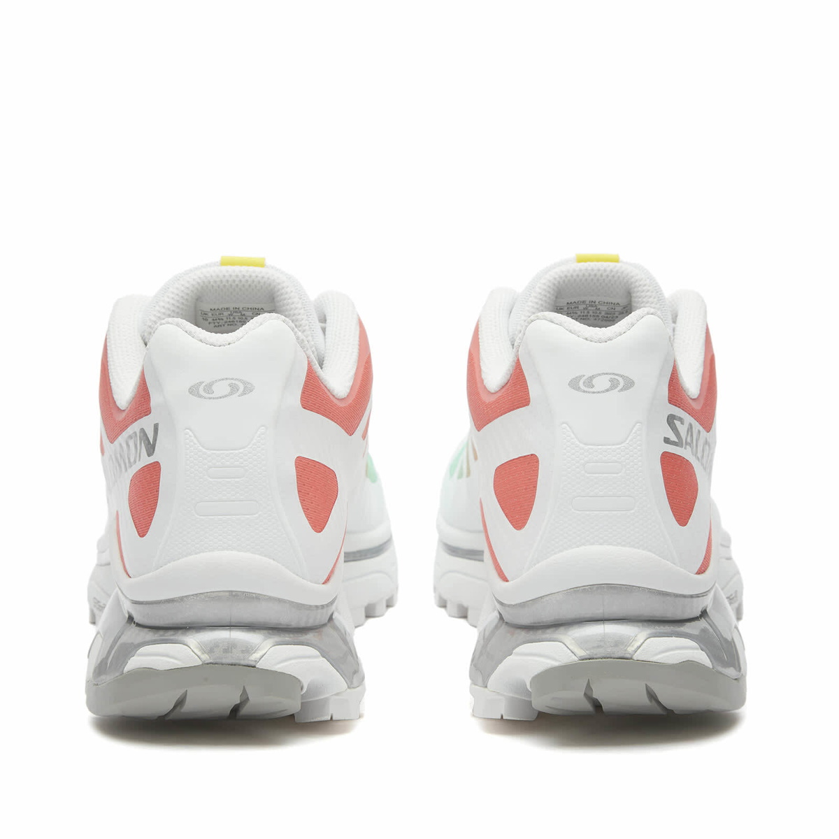 Salomon Men's XT-4 OG Sneakers in White/Green Ash/Coral Salomon