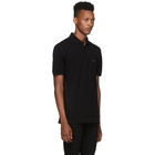 Dolce and Gabbana Black Plaque Polo