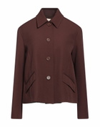 Semicouture Womens Jacket Chocolate in Brown