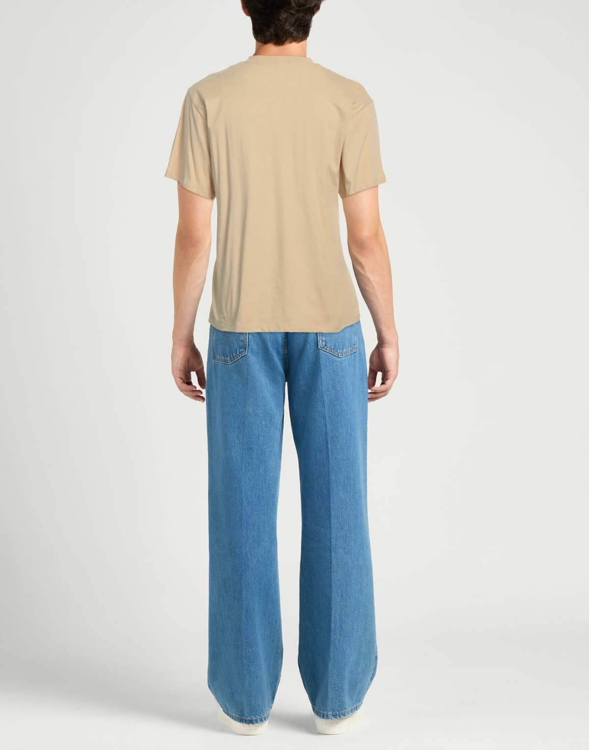 Sandro Mens T-shirt in Beige