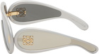 LOEWE White Wave Mask Sunglasses