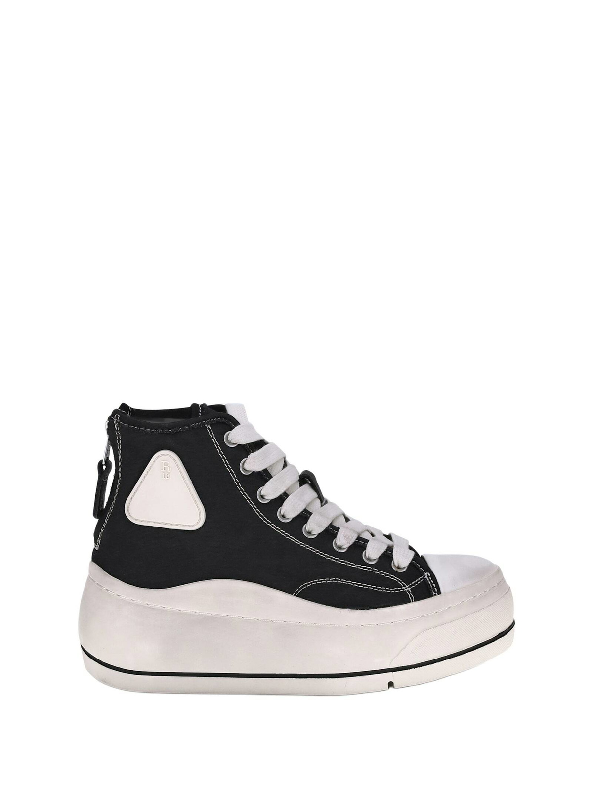 R13 Black Courtney Platform Sneakers R13