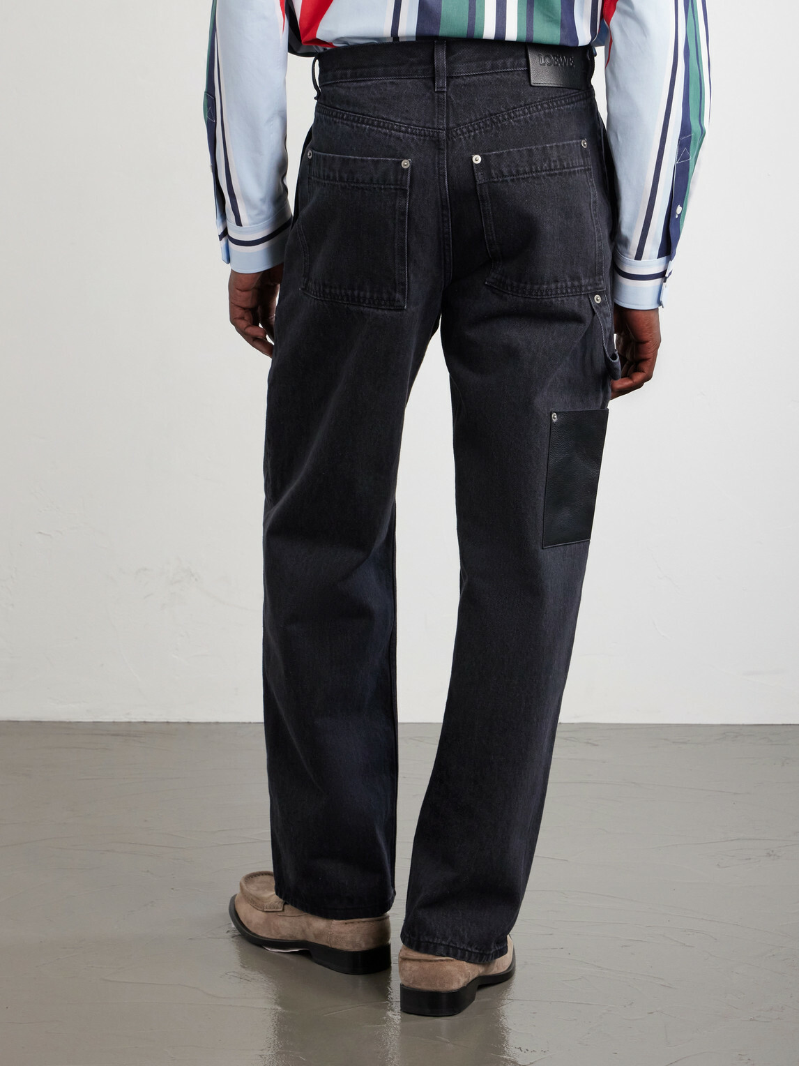 LOEWE - Wide-Leg Jeans - Black