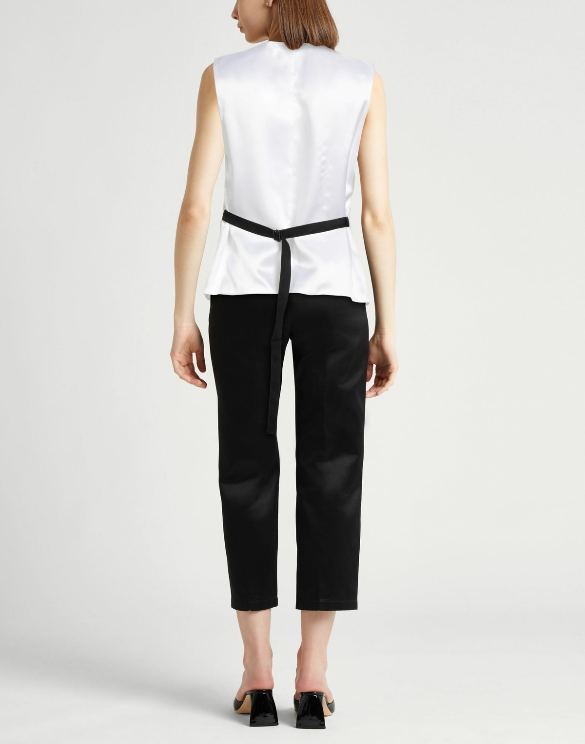 Jucca Womens Tailored Vest in White