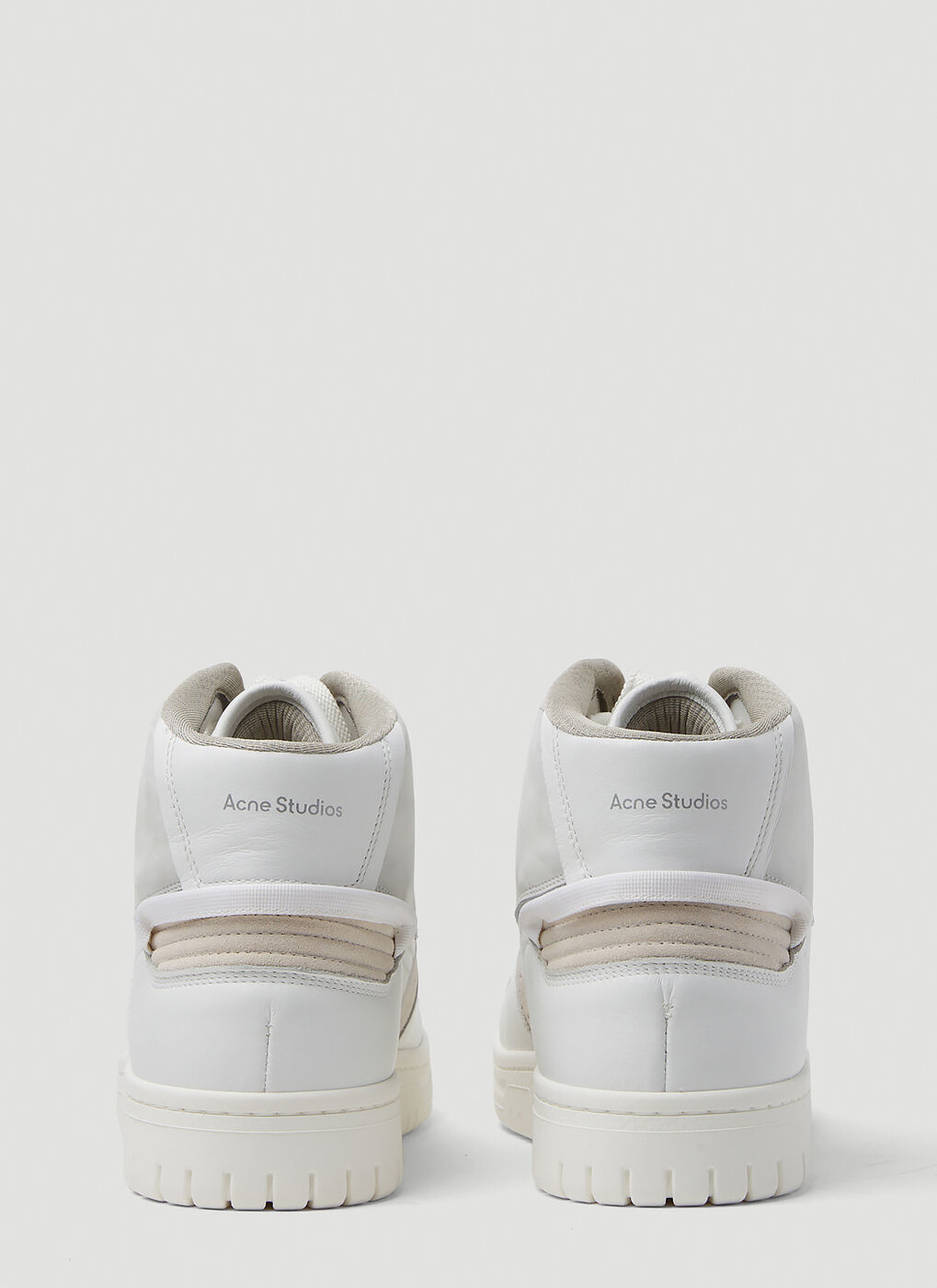 Acne Studios White Velcro Strap Sneakers Acne Studios