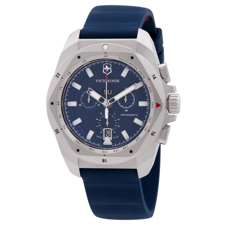 Photo: Victorinox I.N.O.X. Chronograph Quartz Blue Dial Mens Watch 241984