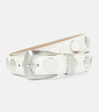 Khaite - Benny studded leather belt