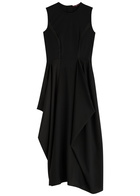 High In Love With Stretch-jersey Maxi Dress Black