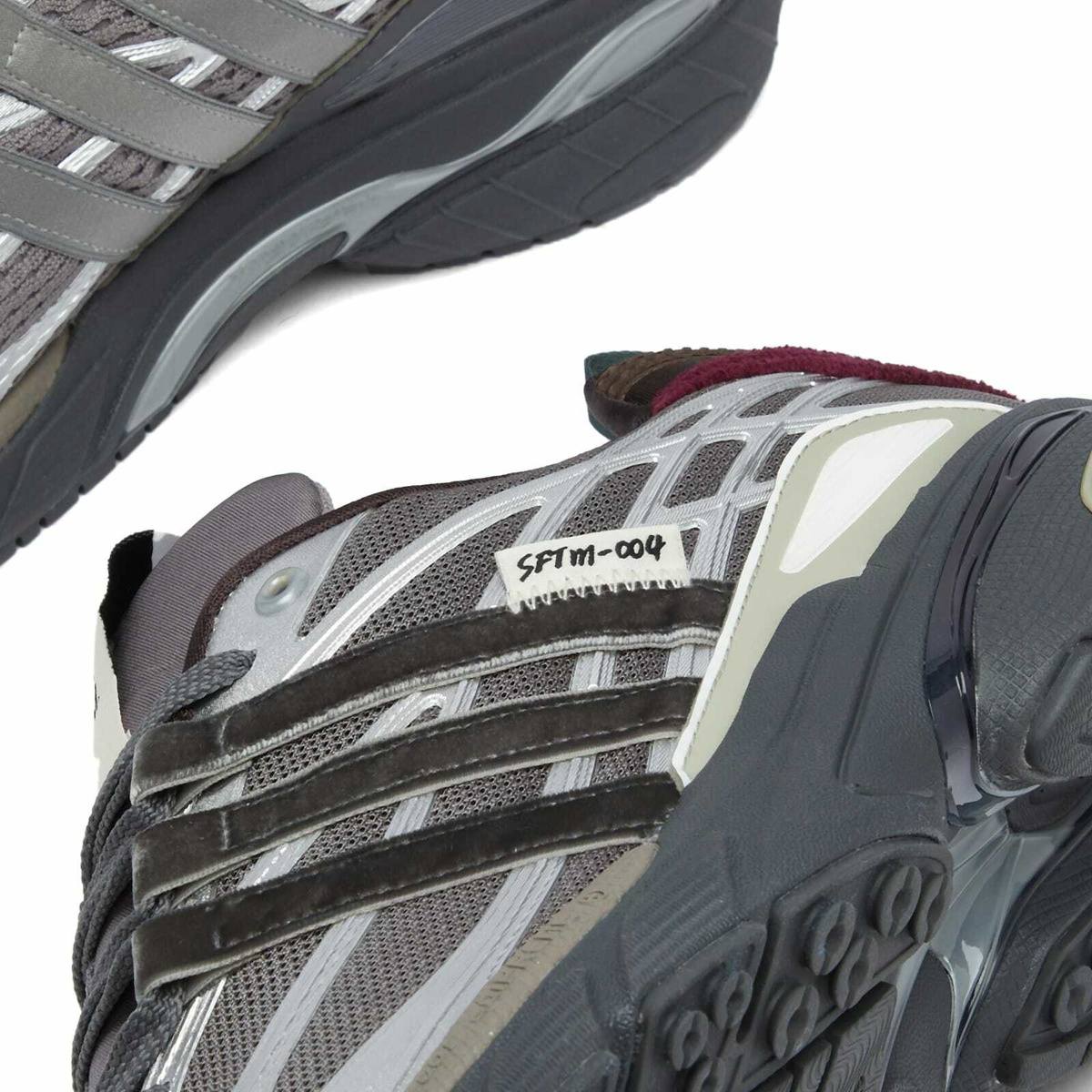 Adidas x SFTM Adistar Cushion Sneaker in Taupe/Granite/Silver