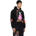 Chopova Lowena Black Woodland Baby Hoodie