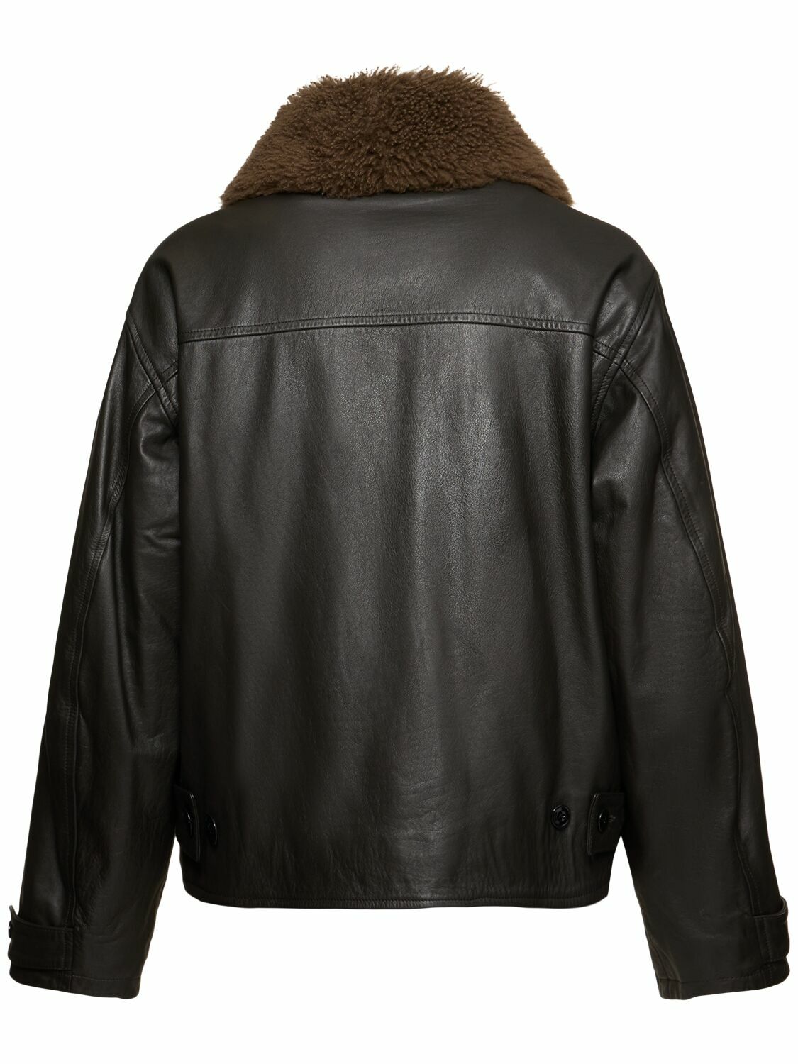LEMAIRE Quilted Leather Jacket