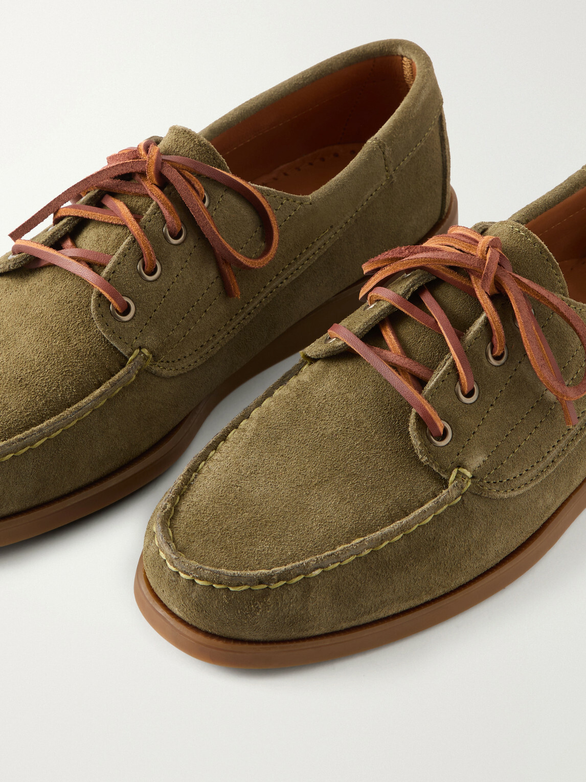 Sebago - Askook Suede Boat Shoes - Green