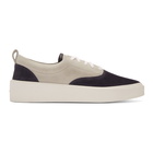 Fear of God Black and Grey Suede Sneakers