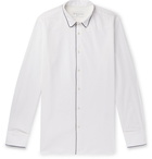 Officine Generale - Piped Cotton-Seersucker Shirt - Men - White