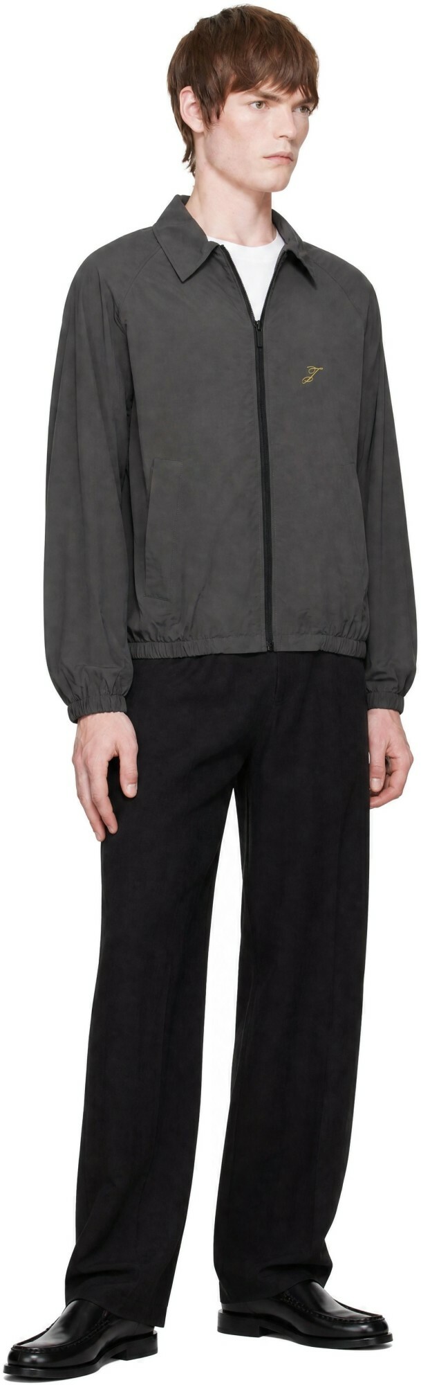 JACQUEMUS Gray 'The windbreaker' Jacket