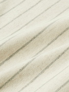 Loro Piana - Fringed Striped Cashmere Blanket