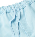 DEREK ROSE - Sydney Linen Drawstring Shorts - Blue