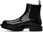 Alexander McQueen Black Leather Chelsea Boots