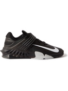 NIKE TRAINING - Savaleos Rubber-Trimmed Coated-Mesh Sneakers - Black