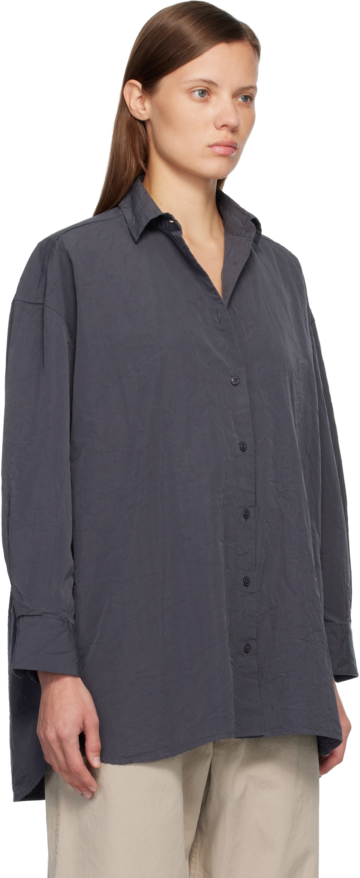 CASEY CASEY Navy Hamnet Shirt