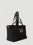 Acne Studios - Tonal Check Tote Bag in Black