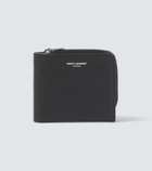 Saint Laurent East/West leather wallet