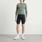 Rapha Men's Pro Team Long Sleeve Lightweight Jersey in Balsam Green/Urban Chic