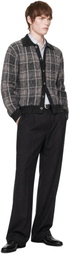 OUR LEGACY Gray Evening Polo Cardigan
