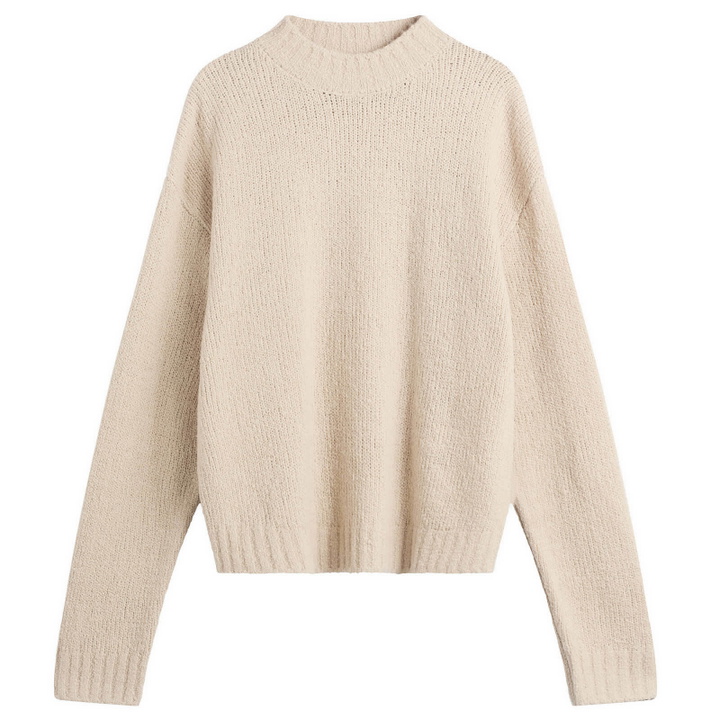 Photo: Bound Men's Cropped Wool Jumper in Sand