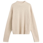 Bound Men's Cropped Wool Jumper in Sand