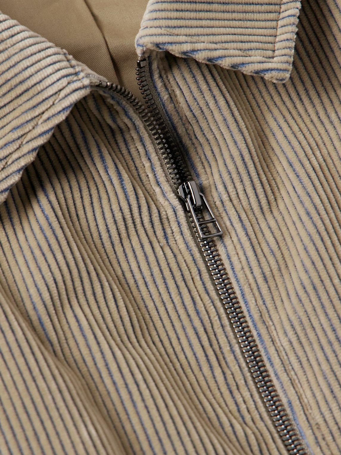 The Elder Statesman - Cotton-Corduroy Blouson Jacket - Gray