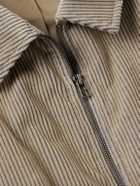 The Elder Statesman - Cotton-Corduroy Blouson Jacket - Gray
